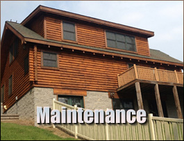  Jeffersonton, Virginia Log Home Maintenance